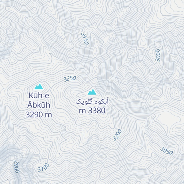 Map of آبکوه گلویک
