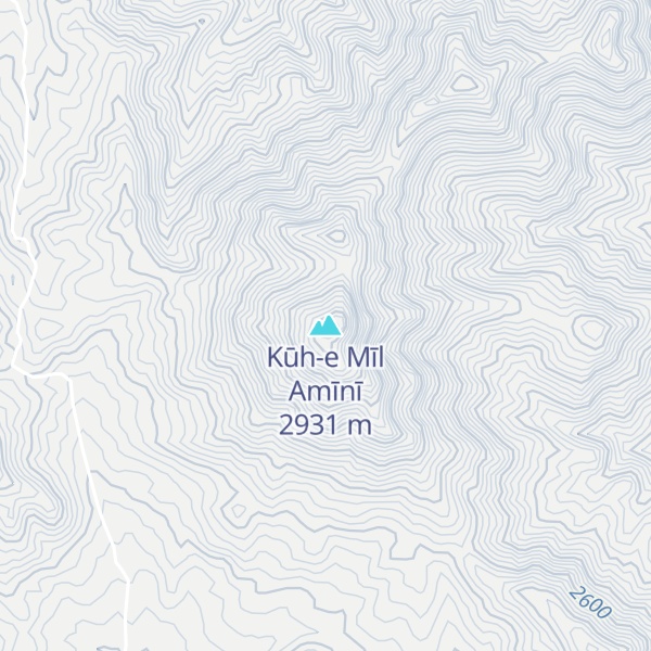 Map of Kūh-e Mīl Amīnī