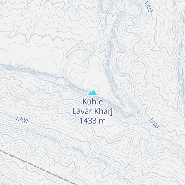 Map of Kūh-e Lāvar Kharj