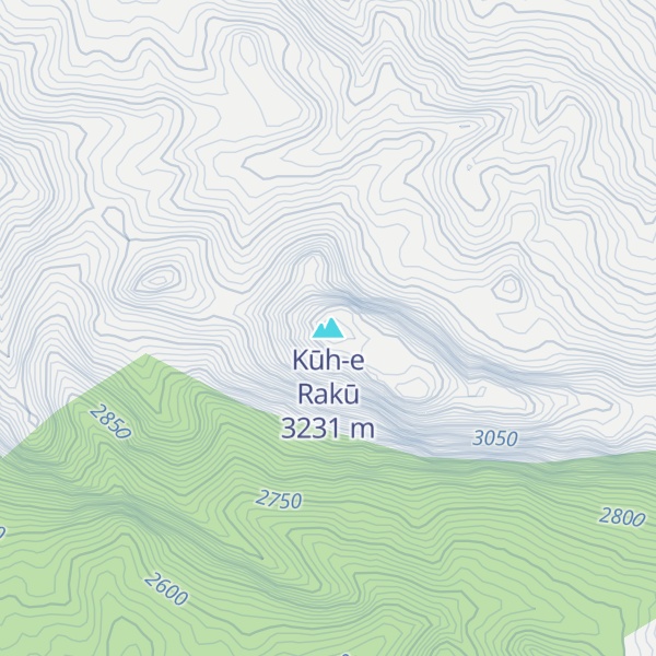 Map of Kūh-e Rakū