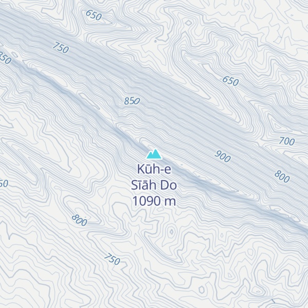 Map of Kūh-e Sīāh Do