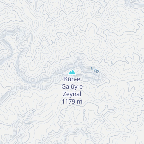 Map of Kūh-e Galūy-e Zeynal