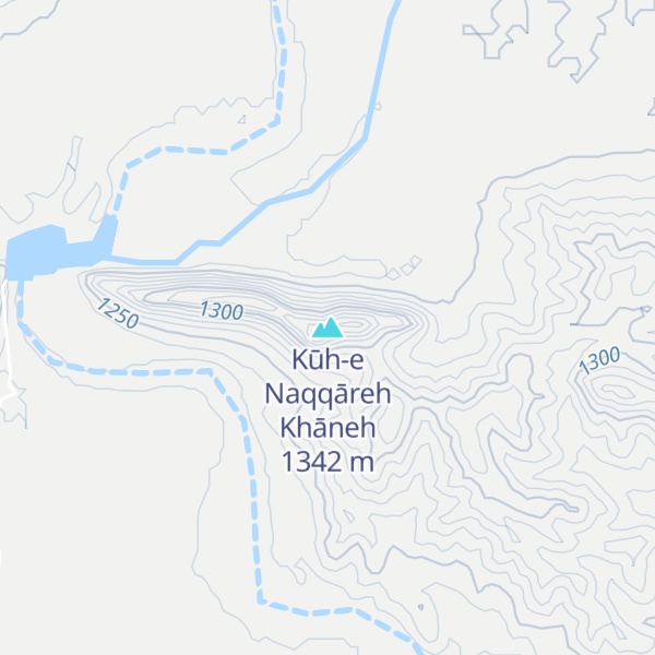 Map of Kūh-e Naqqāreh Khāneh