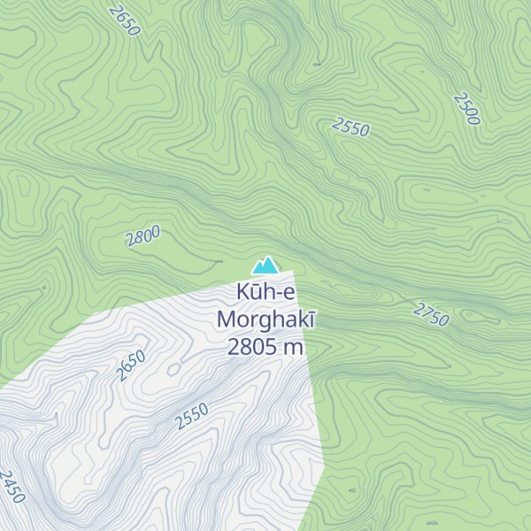 Map of Kūh-e Morghakī