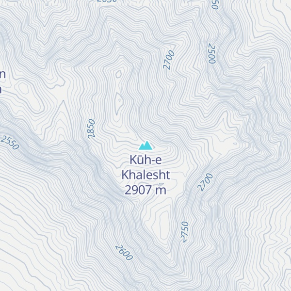 Map of Kūh-e Khalesht