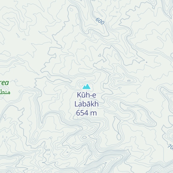 Map of Kūh-e Labākh