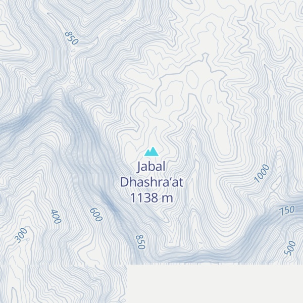 Map of Jabal Dhashra‘at