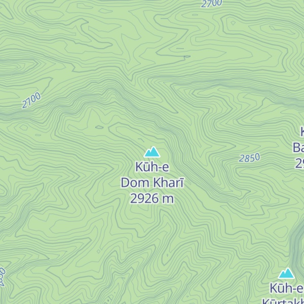 Map of Kūh-e Dom Kharī