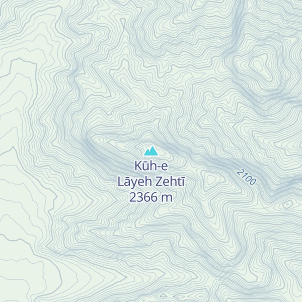 Map of Kūh-e Lāyeh Zehtī