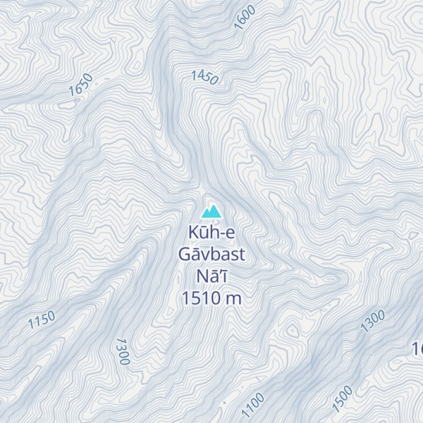 Map of Kūh-e Gāvbast Nā’ī
