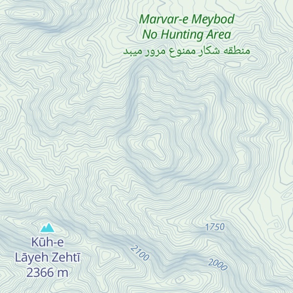 Map of Kūh-e Mīl-e Āghūlak