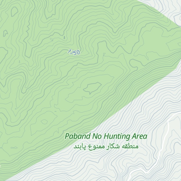 Map of Kūh-e Kamar Posht