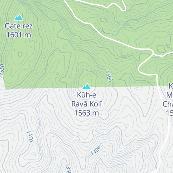 Map of Kūh-e Ravā Kolī