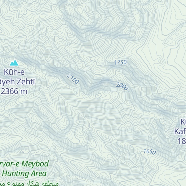 Map of Kūh-e Lā-ye Naz̧ar