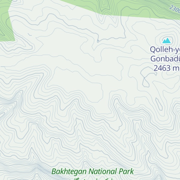Map of Kūh-e Gonbadū