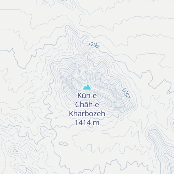 Map of Kūh-e Chāh-e Kharbozeh