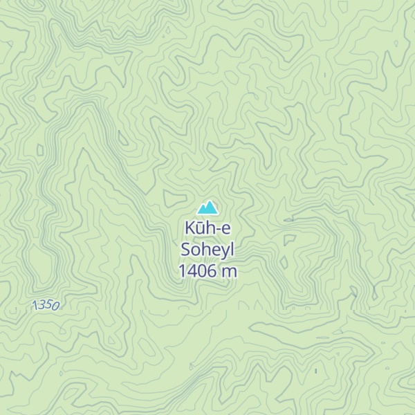 Map of Kūh-e Soheyl