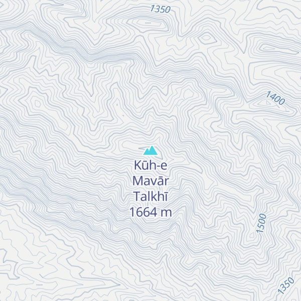 Map of Kūh-e Mavār Talkhī