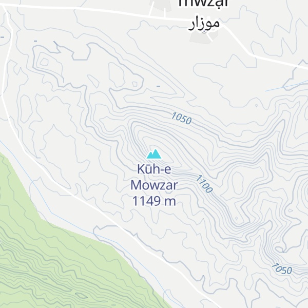 Map of Kūh-e Mowzar
