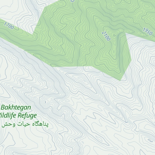 Map of Kūh-e Bor Palangī