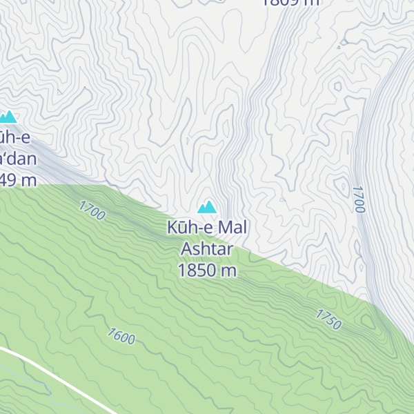 Map of Kūh-e Mal Ashtar