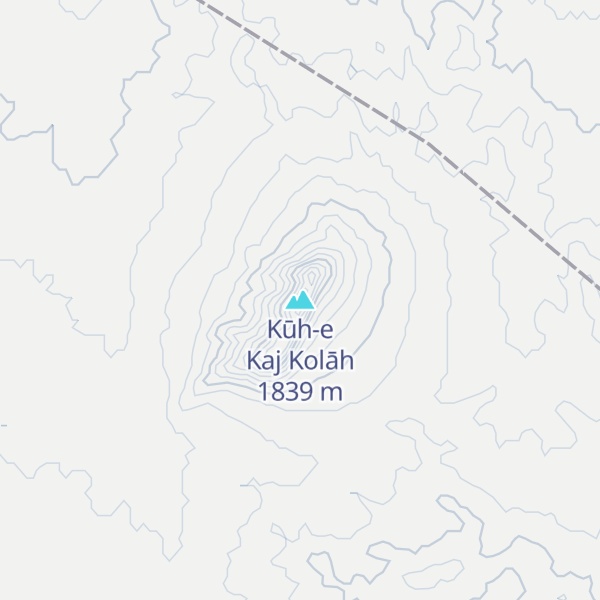 Map of Kūh-e Kaj Kolāh