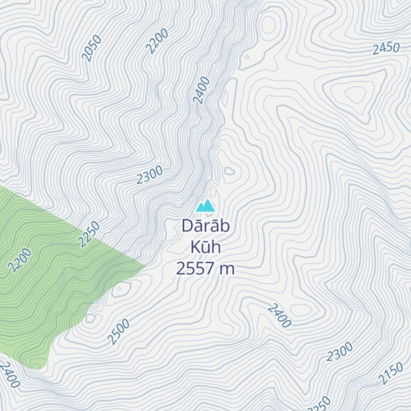 Map of Dārāb Kūh