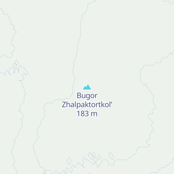 Map of Bugor Zhalpaktortkol’