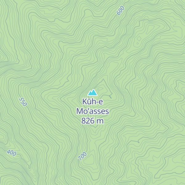 Map of Kūh-e Mo’asses