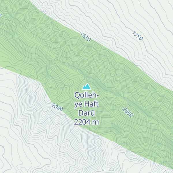 Map of Qolleh-ye Haft Darū