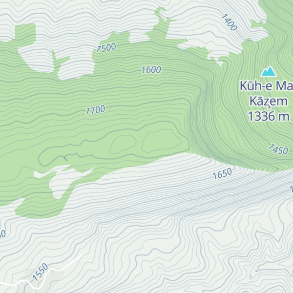 Map of Kūh-e Kamar Chakal