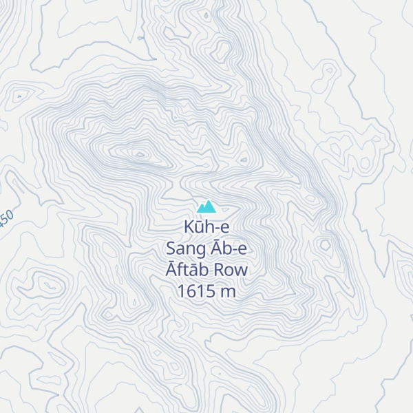 Map of Kūh-e Sang Āb-e Āftāb Row
