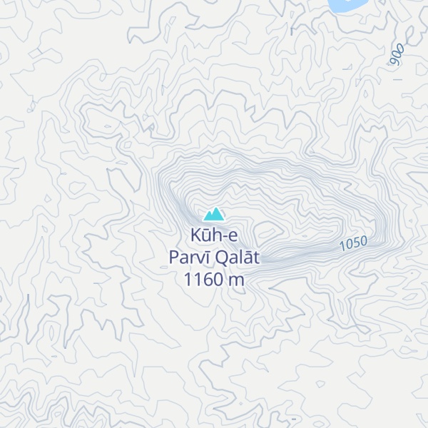Map of Kūh-e Parvī Qalāt