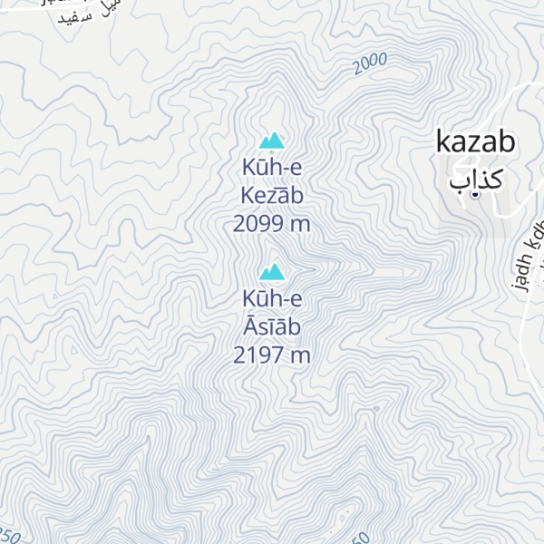 Map of Kūh-e Āsīāb