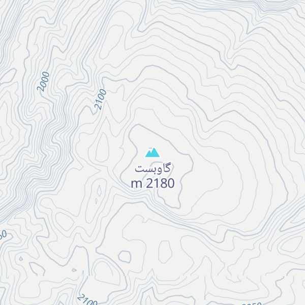 Map of گاوبست