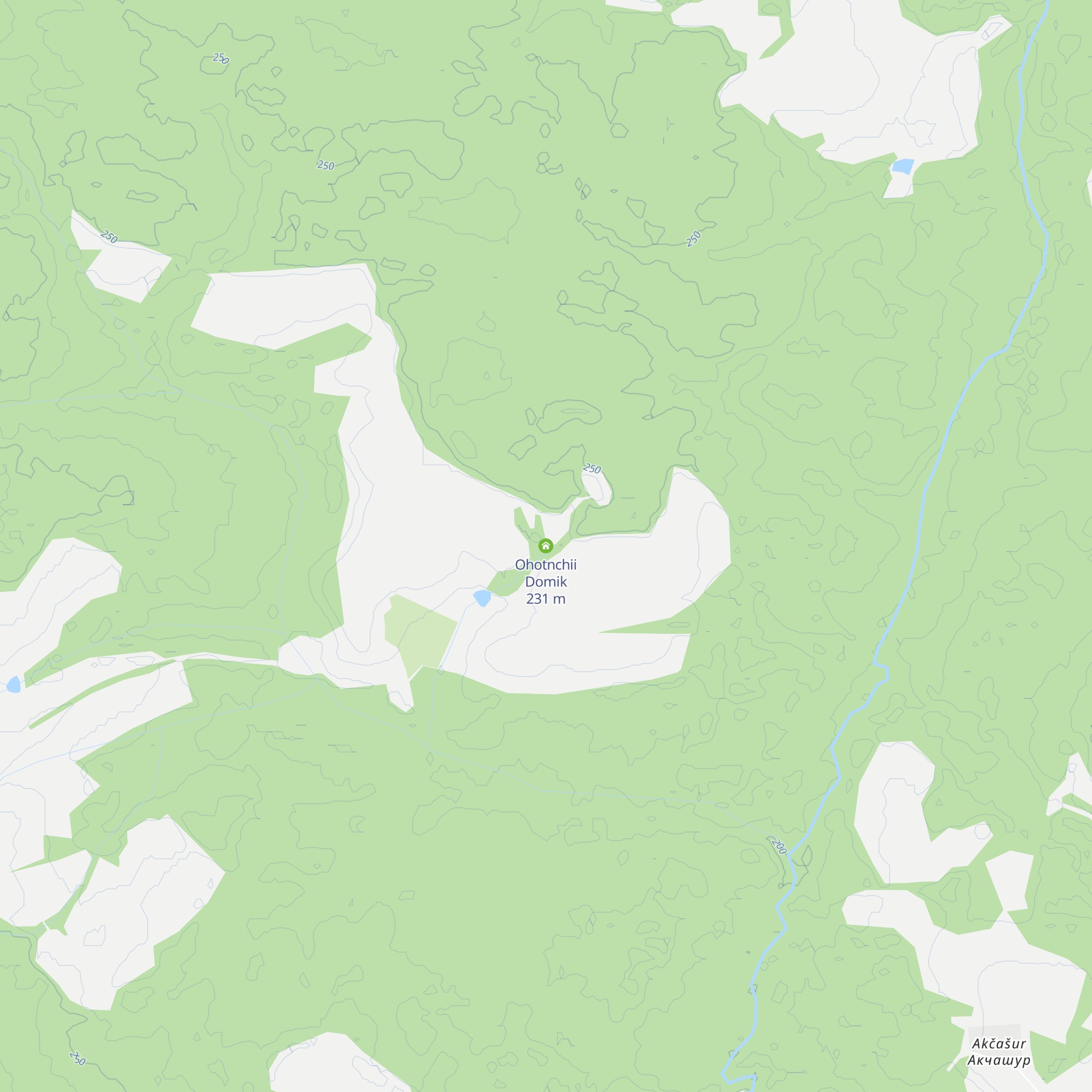 Ohotnchii Domik map