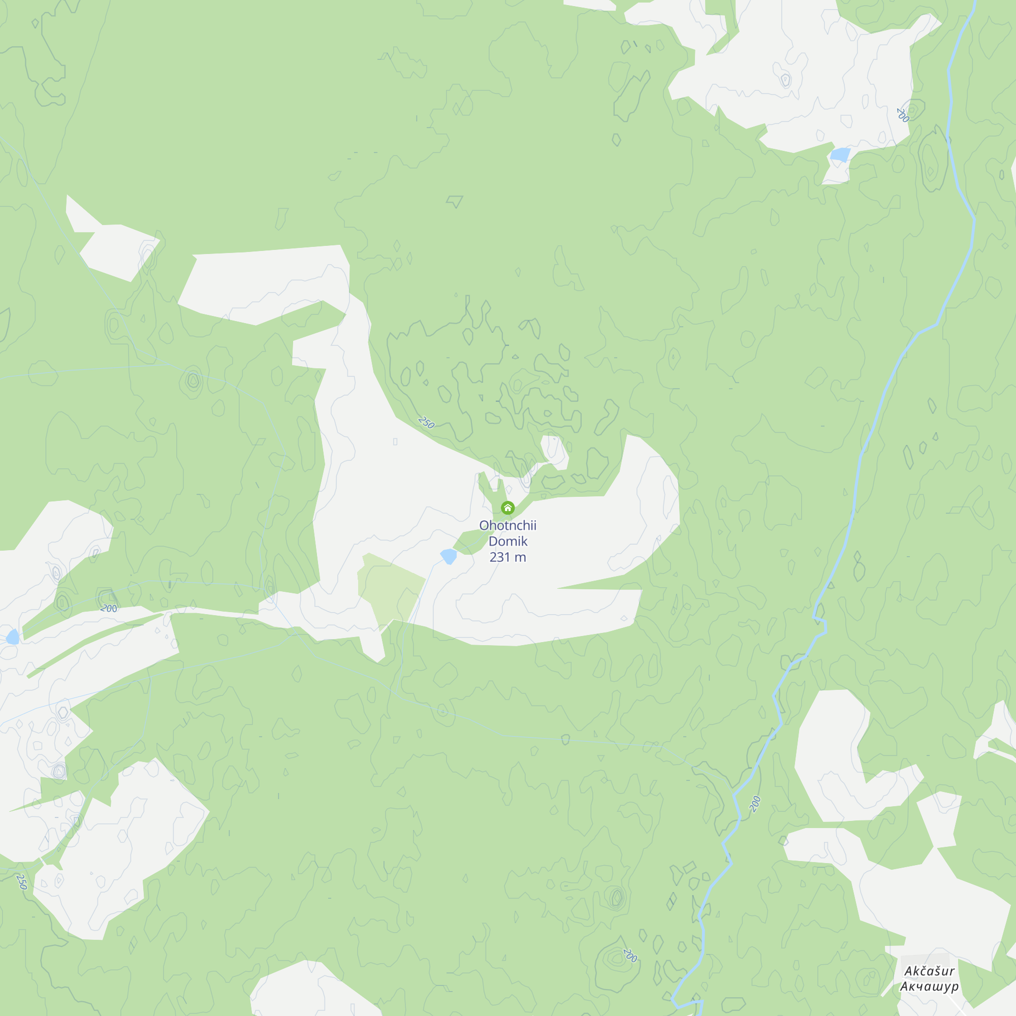 Ohotnchii Domik map