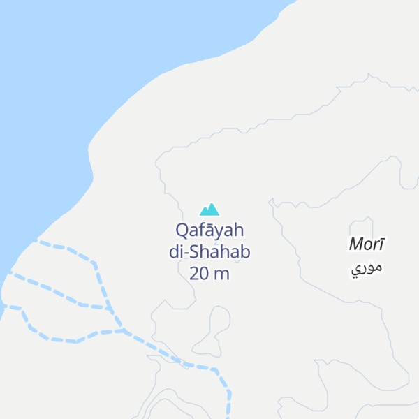 Map of Qafāyah di-Shahab