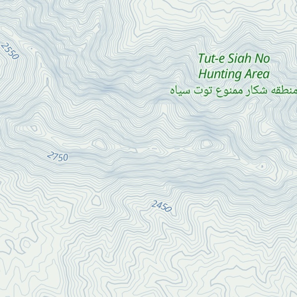 Map of Kūh-e ‘Omar Kūh