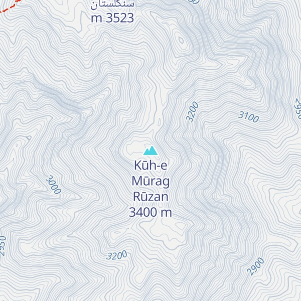 Map of Kūh-e Mūrag Rūzan