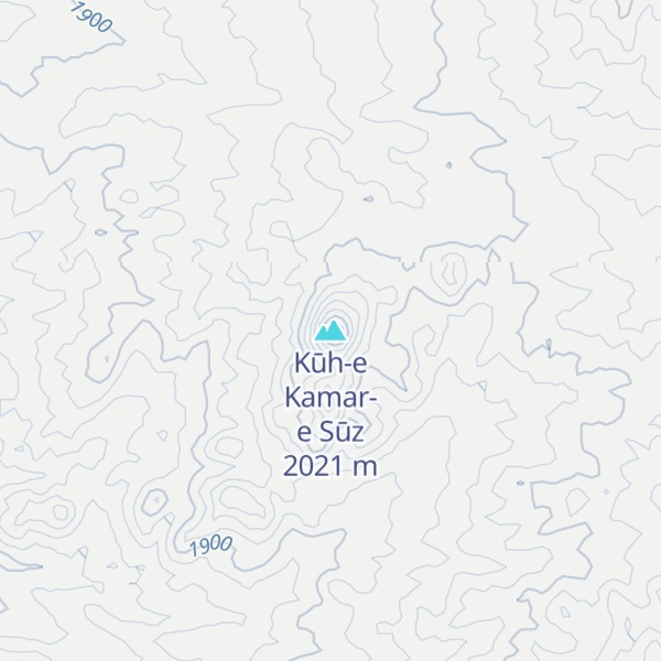 Map of Kūh-e Kamar-e Sūz