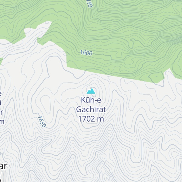 Map of Kūh-e Gachīrat