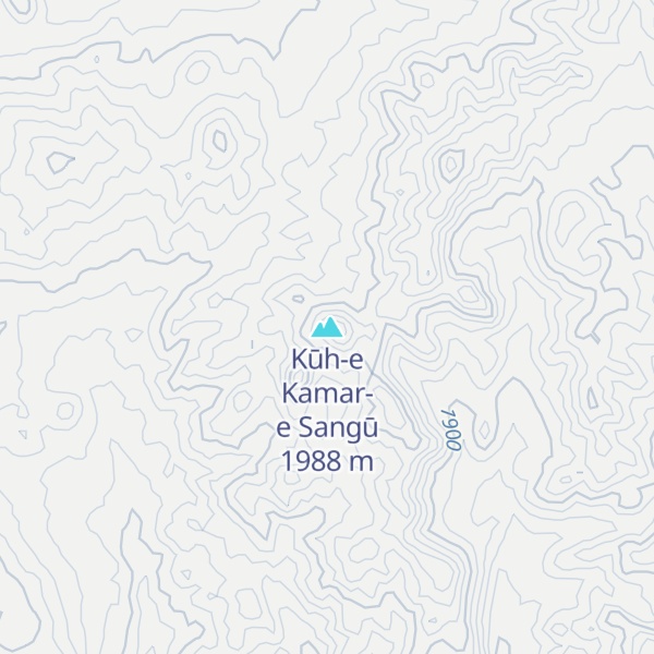 Map of Kūh-e Kamar-e Sangū