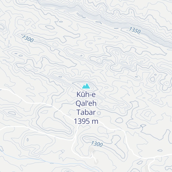 Map of Kūh-e Qal‘eh Tabar