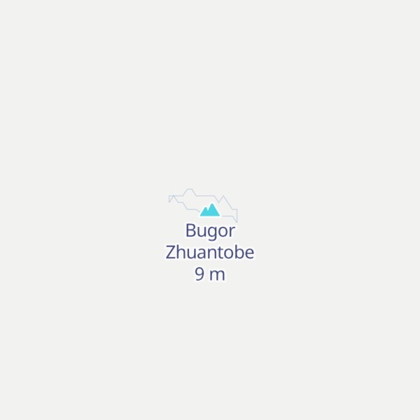 Map of Bugor Zhuantobe