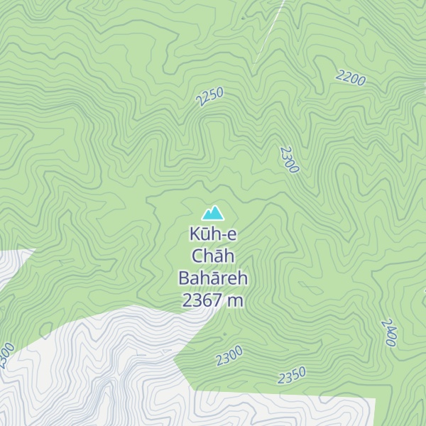 Map of Kūh-e Chāh Bahāreh