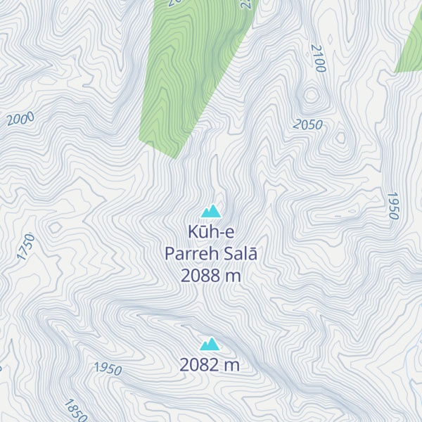 Map of Kūh-e Parreh Salā