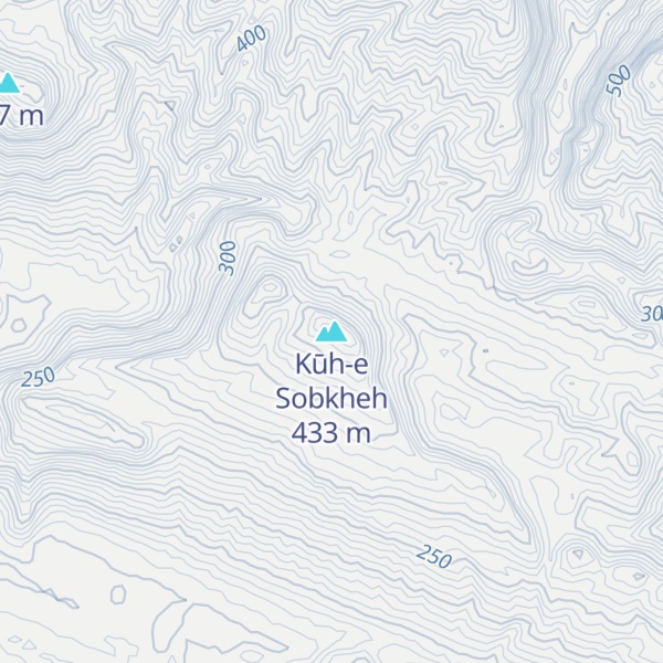 Map of Kūh-e Sobkheh