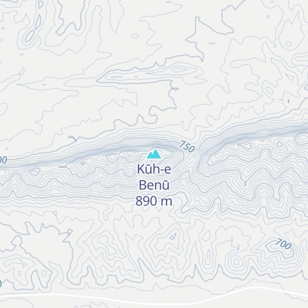 Map of Kūh-e Benū