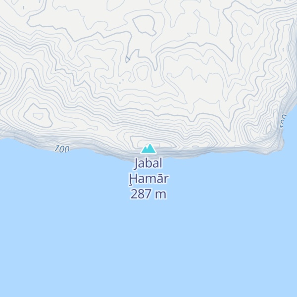 Map of Jabal Ḩamār